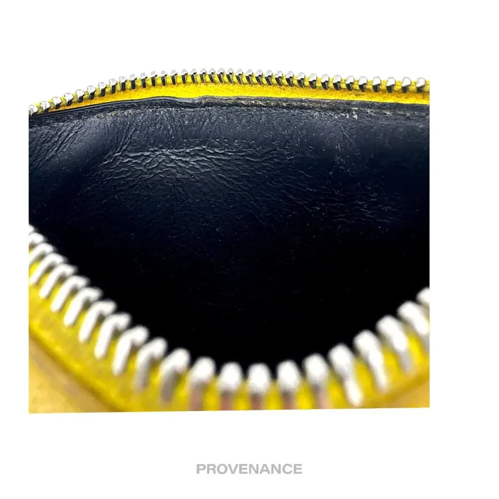 🔴 Saint Laurent Paris SLP Fragment Zip Card Wallet - Yellow - Picture 9 of 9
